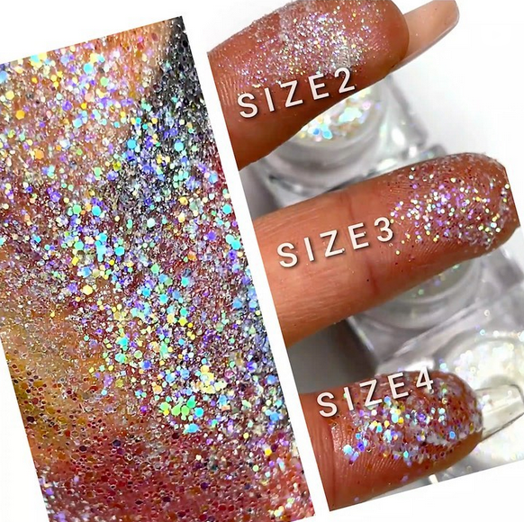Lit Cosmetics Glitter Makeup | Joy Size | Pink Copper Glitter