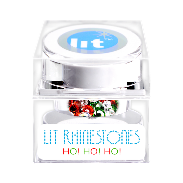 Lit Rhinestones - HO! HO! HO!