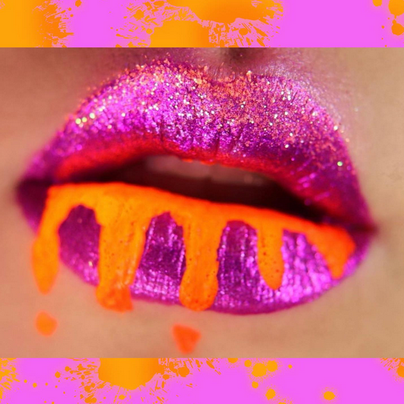 Lit Cosmetics Glitter Makeup | Joy Size | Pink Copper Glitter